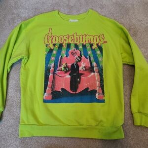 Goosebumps Night of the Living Dummy Lime Green Sweater
